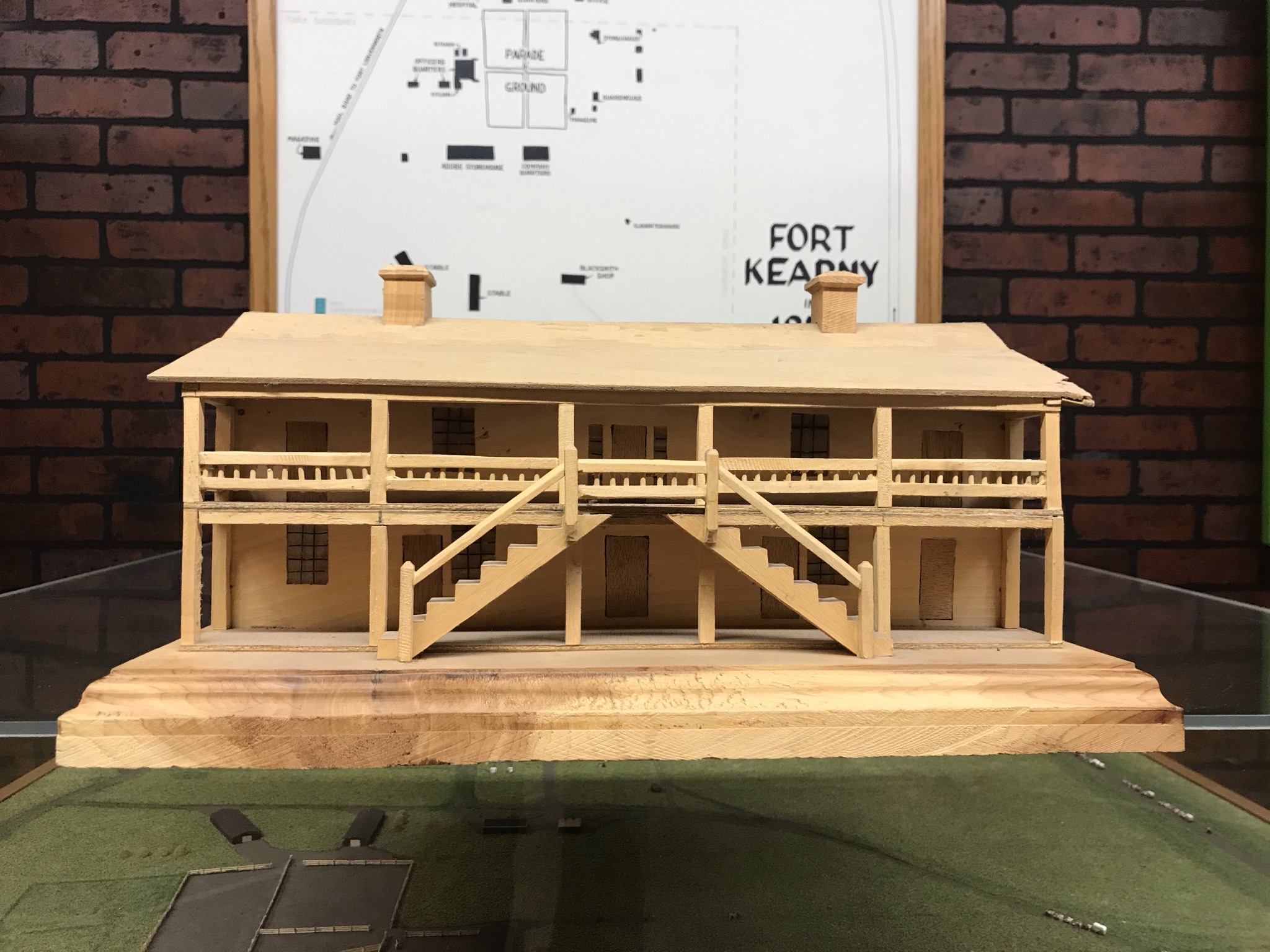 Fort Kearny Two Story Soldiers' Quarters Clio